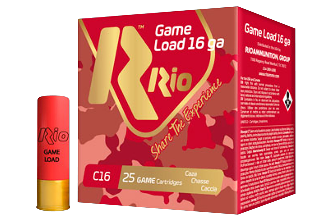 Rio 16 Gauge 2-3/4 Inch 1-1/8 oz 7.5-Shot Game Load 25/Box 