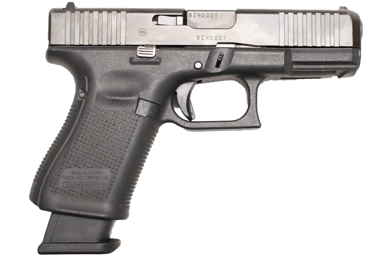 Glock 19 Gen5 9mm Police Trade-in Pistol with Front Serrations