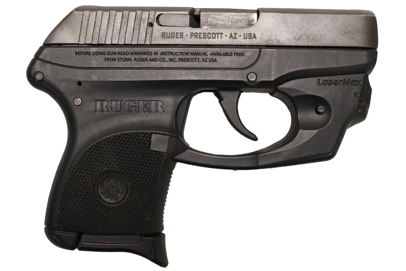 Ruger LCP 380 ACP Police Trade-in Pistol with Lasermax Laser