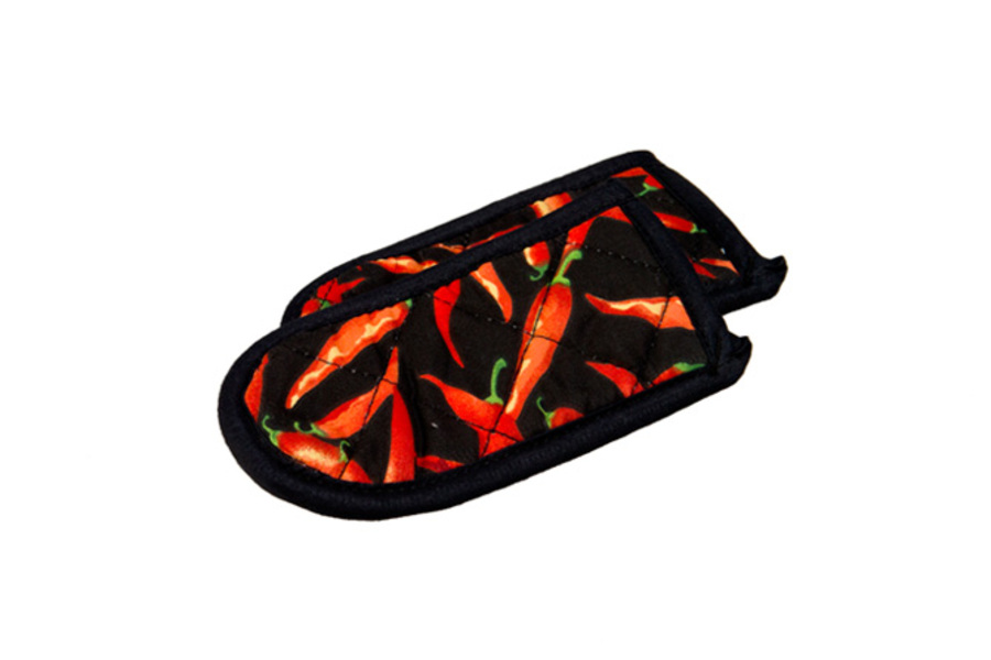 Lodge Cookware Set of 2 Chili Pepper Fabric Hot Handle Holders