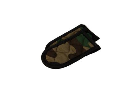 SET OF 2 CAMOUFLAGE FABRIC HOT HANDLE HOLDERS 