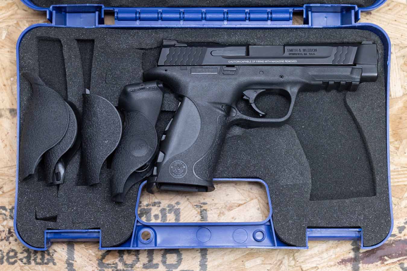 Smith & Wesson M&P45 45ACP Police Trade-In Pistol with Backstraps and Case (Magazine Not Included)