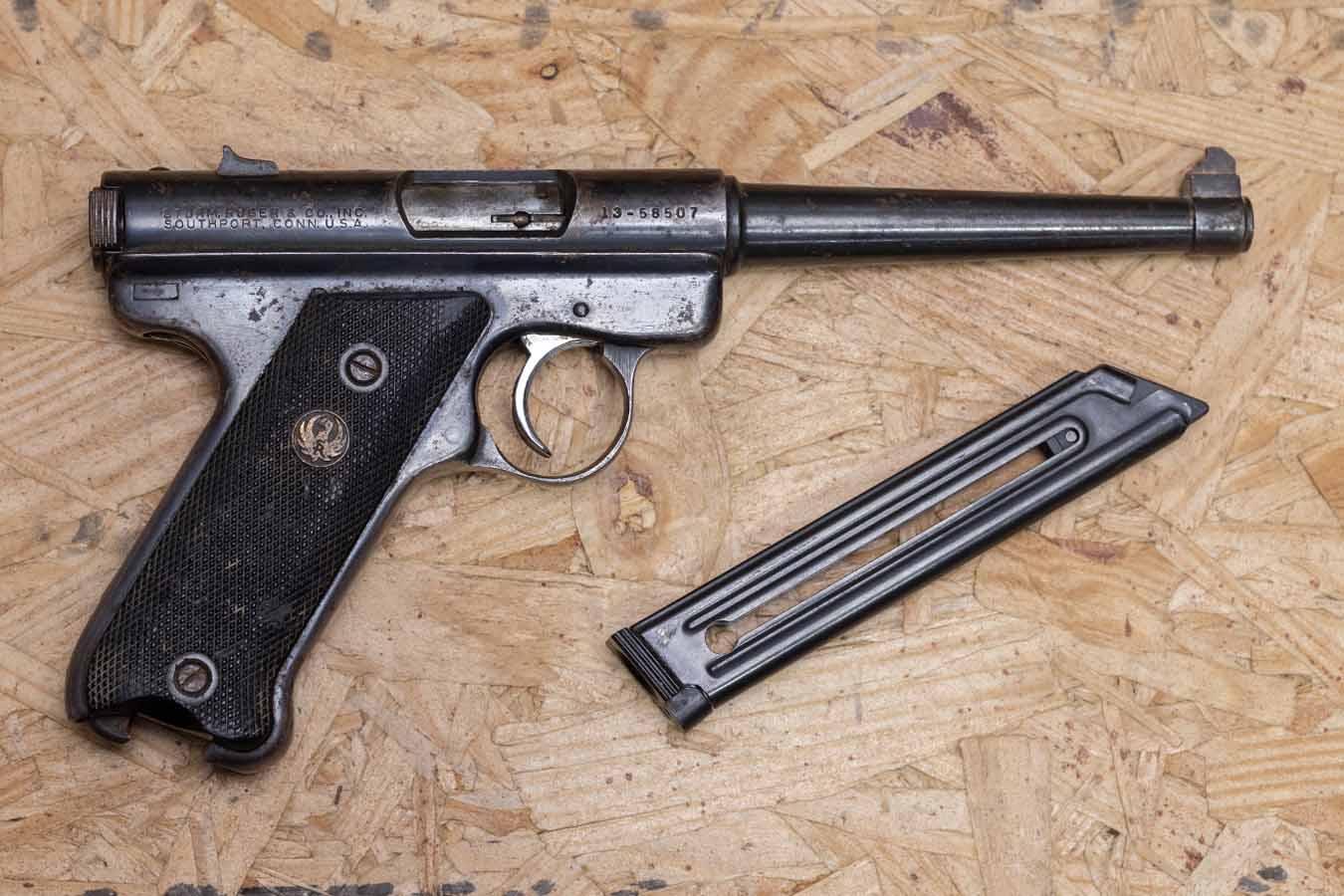 Ruger Mark I 22LR Police Trade-In Pistol