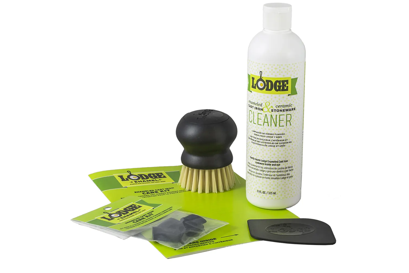 Lodge Cookware Pan Cleaner/Protectant Kit for Cast Iron & Stoneware Cookware