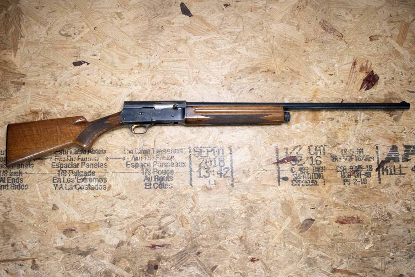 Browning A-5 Light Twelve 12-Gauge Police Trade-In Shotgun with Engraved Receiver