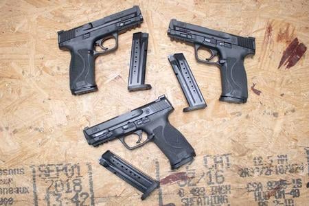 SMITH AND WESSON MP9 M2.0 9 MM POLICE TRADE ( VERY GOOD) 