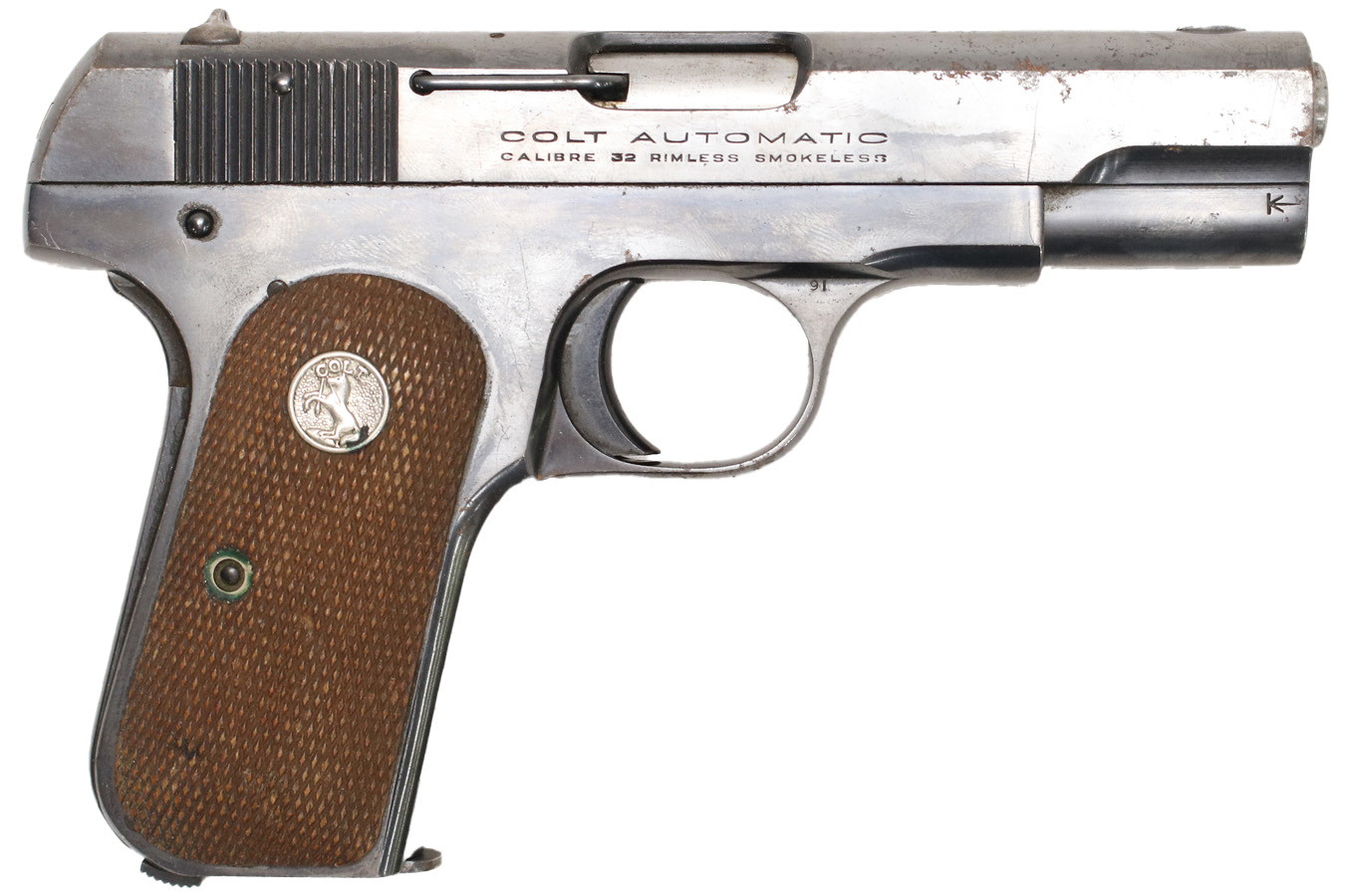 Colt 1903 Pocket Hammerless 32 ACP Police Trade-in Pistol