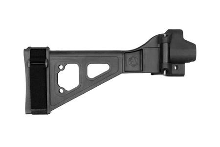 SBT5 SIDE FOLDING BRACE, BLK, POLY HOUSING, SBT LOGO, COMPLETE 