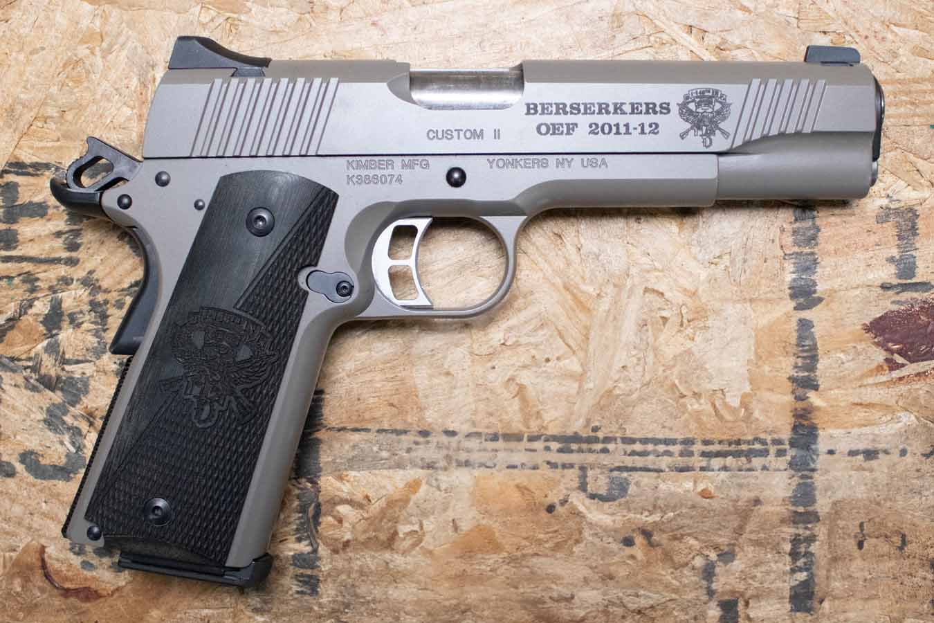 Kimber Custom II 1911 45ACP Police Trade-In Pistol with Custom Graphic