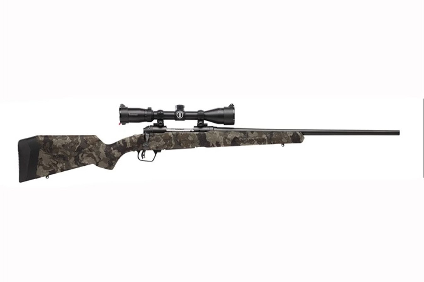 Savage 110 Engage Hunter XP 6.5 PRC Bolt-Action Rifle with Veil Nomad Cervidae Camo Stock and 3-9x40mm Scope