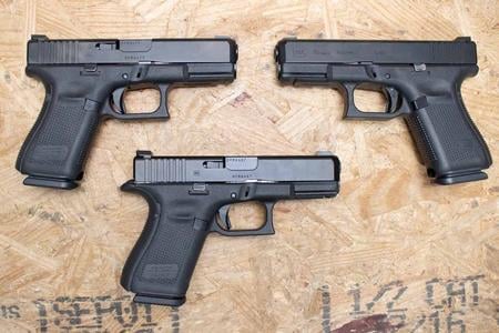 19GEN5 9MM POLICE TRADE-IN ( VERY GOOD) NIGHT SIGHTS