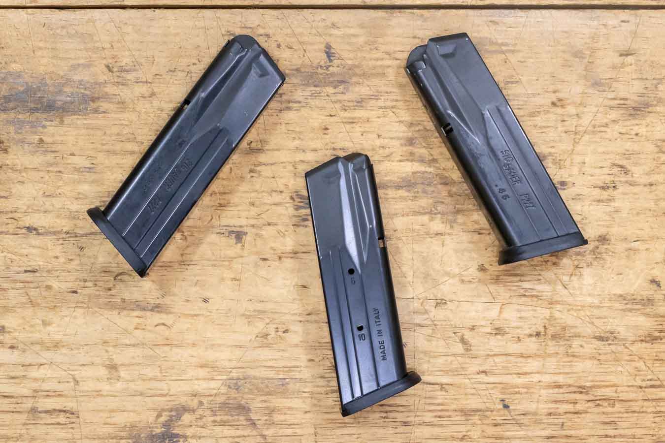 Sig Sauer P227 45 ACP 10-Round Police Trade-in Magazines