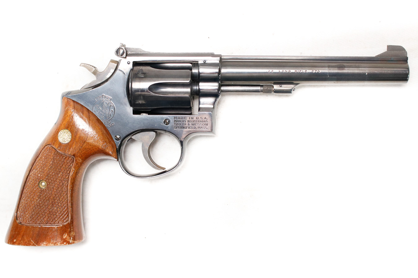 Smith & Wesson 17-3 22 LR Police Trade-In Revolver with 6 Inch Barrel