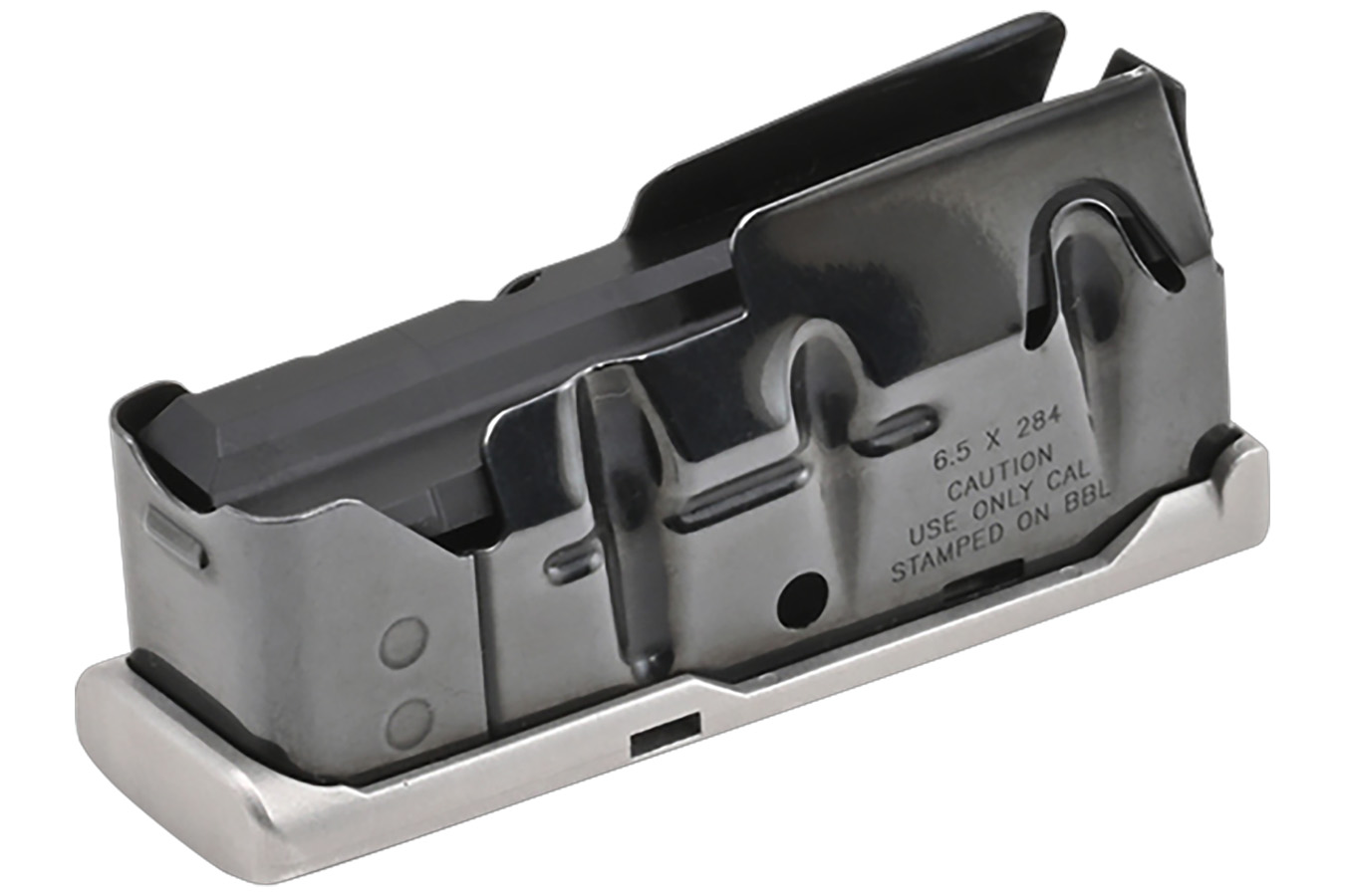 Savage 110 6.5x284 Norma 4-Round Factory Magazine with Stainless Steel Finish