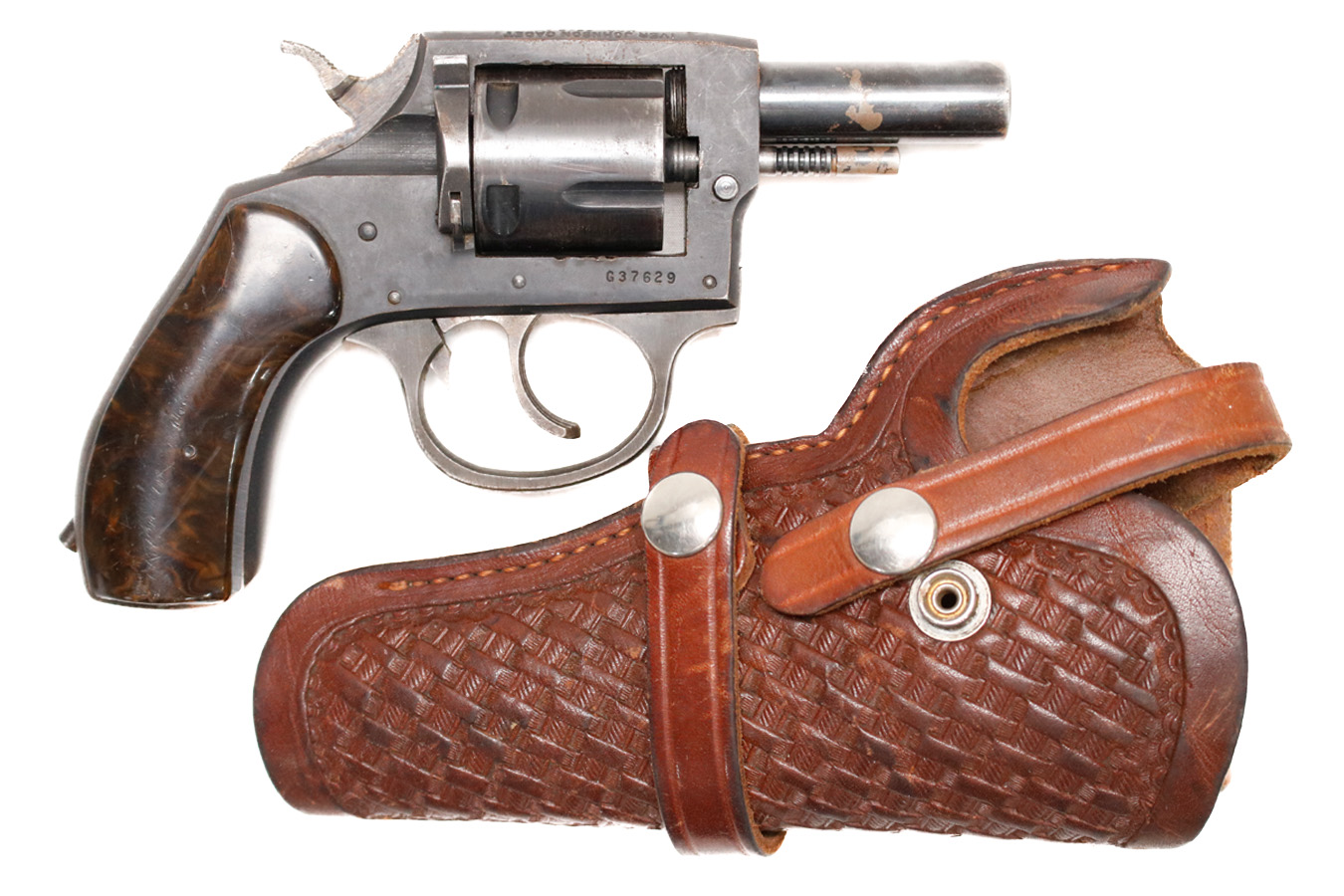 Iver Johnson Cadet 55-S.A. 38 SPL Police Trade-In with Holster