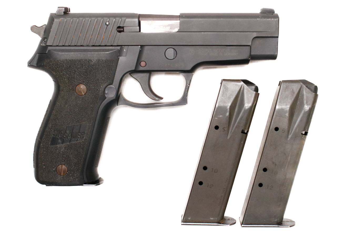 Sig Sauer P226 40 S&W Police Trade-In Pistol with Three Magazines