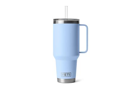 RAMBLER 42 OZ STRAW MUG BIG SKY BLUE