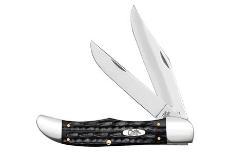 JIGGED BUFFALO HORN - FOLDING HUNTER W/ SHEATH