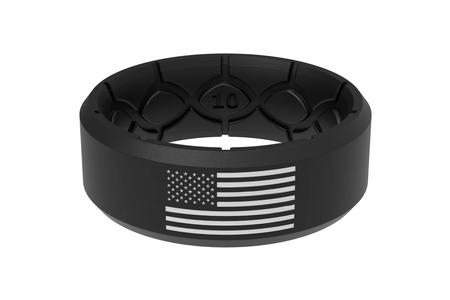 HERO FLAG RING BLACK WHITE