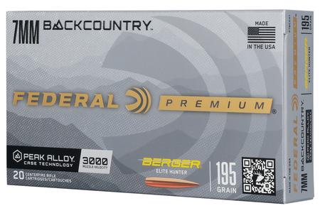 7MM BACKCOUNTRY 195GR BERGER ELITE HUNTER