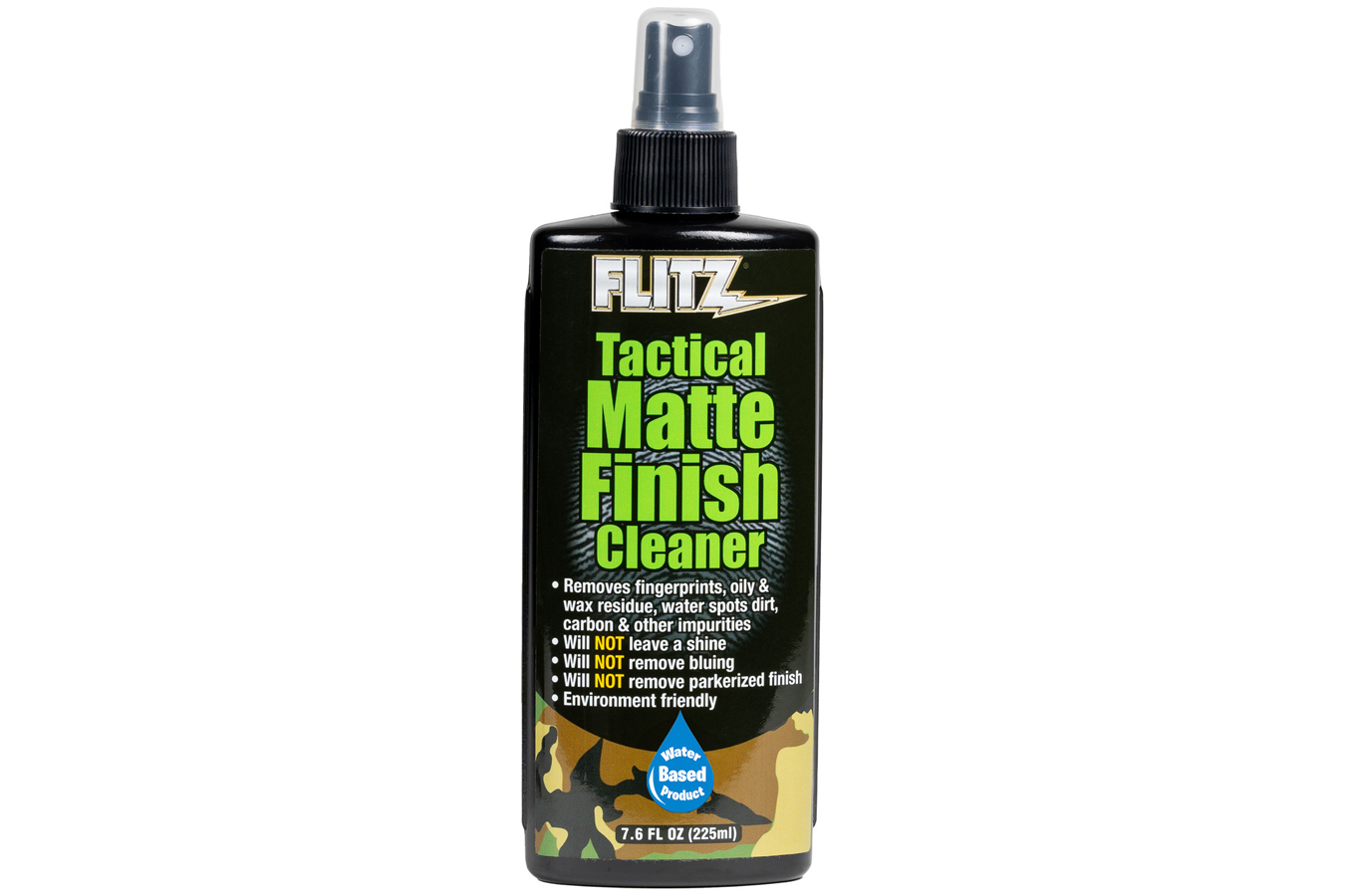 Flitz Tactical Matte Finish Cleaner 7.6 oz Bottle