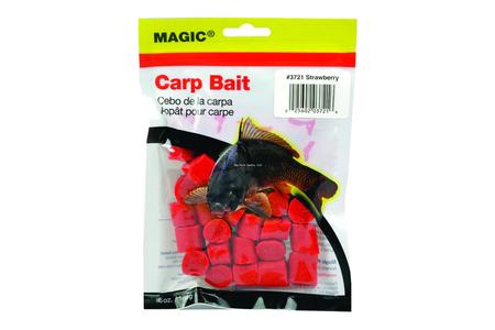 CARP BAIT 6 OZ. BAG- RED/STRAWBERRY