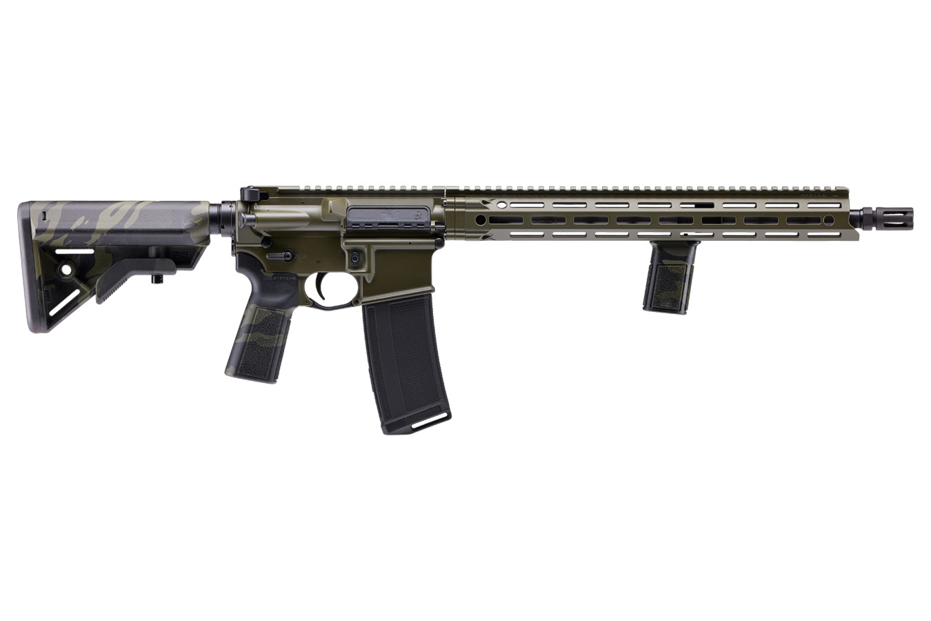 Daniel Defense DDM4 V7 5.56 Nato Rifle with Adjustable Camo Stock and OD Green Finish