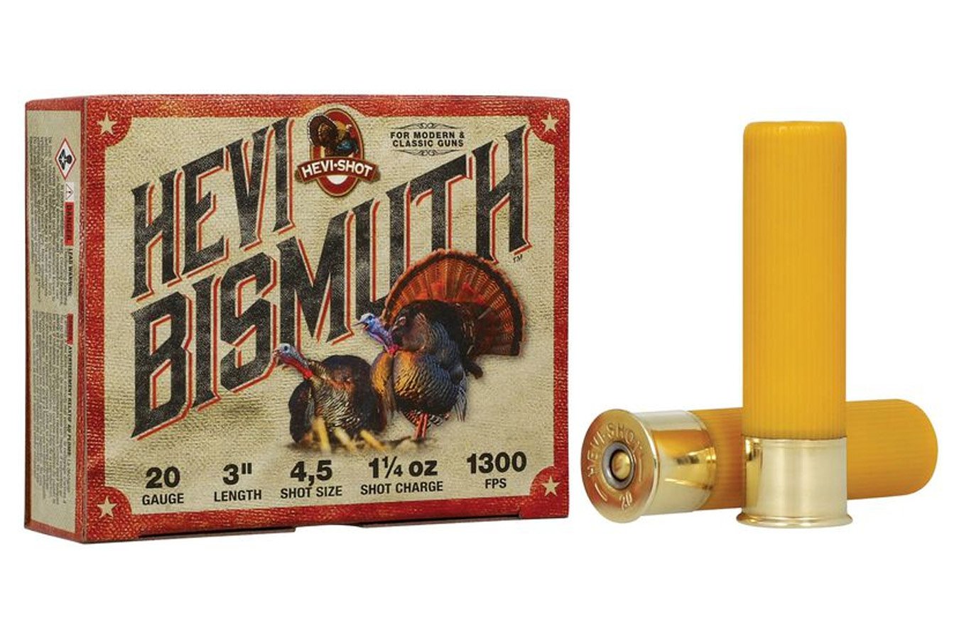 HEVI SHOT HEVI-BISMUTH TURKEY 20GA 3IN 1-1/4OZ #4  #5 