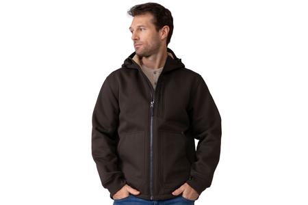 MENS BURLY CANVAS SOFTSHELL COAT