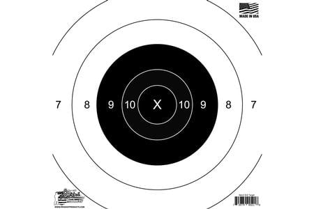 B-8 BULLSEYE HEAVY PAPER TARGET 12 PACK