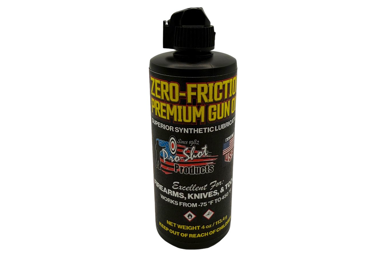 Pro Shot Zero Friction 4 oz. Squeeze Bottle