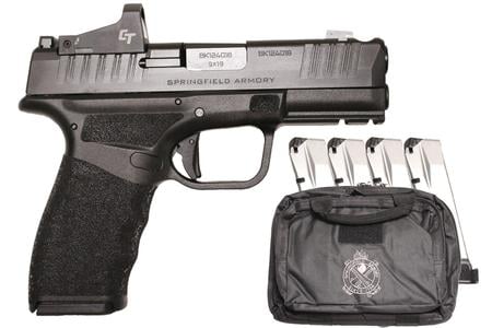 HELLCAT PRO COMP COMPACT OSP 9 MM 3.8 IN BARREL 3-15 RD AND 2-17 RD MAGS