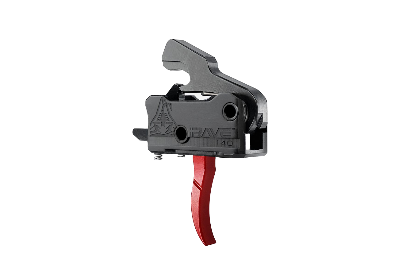 Rise Armament RAVE 140 Curved Super Sporting Trigger - Red