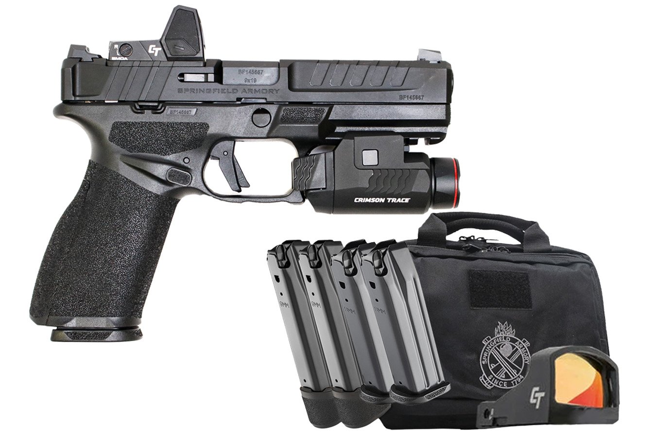 Springfield Echelon 9mm Optic Ready Pistol with Crimson Trace Red Dot ...