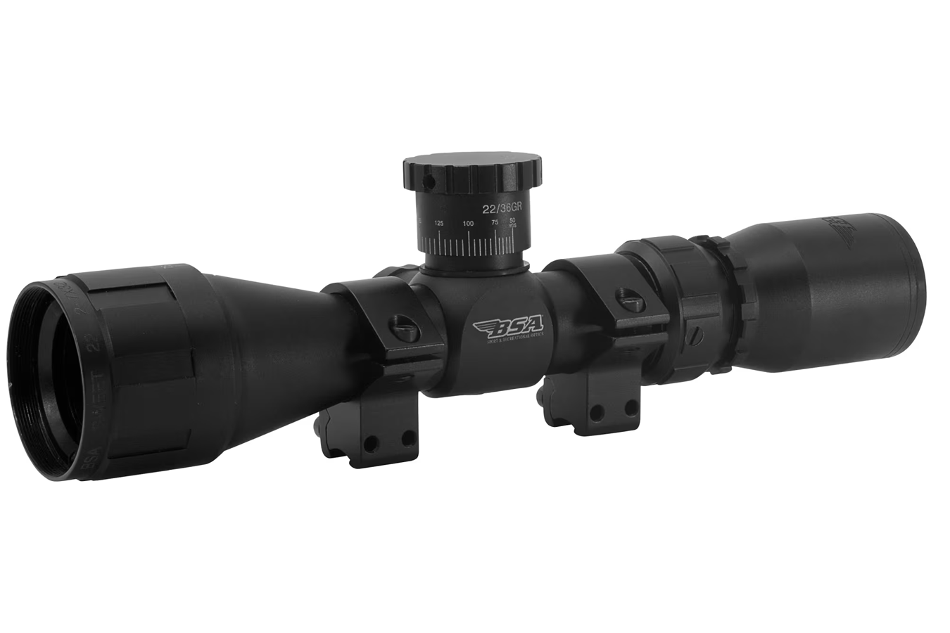 Bsa Optics Sweet .22 2X-7X 32MM AO Compact Rifle Scope