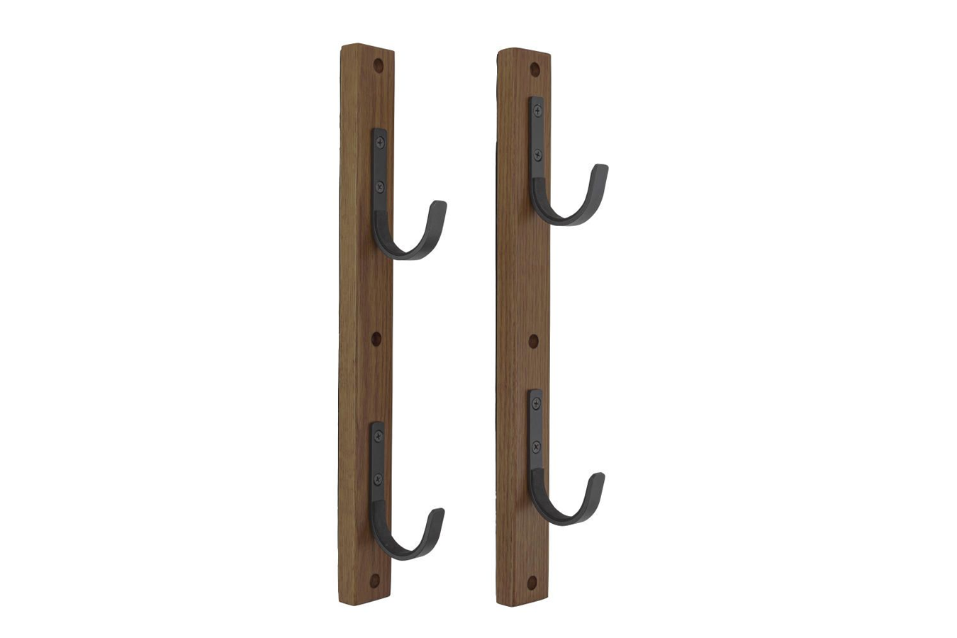 Allen Gun Collector Hardwood 2 Gun Rack - Brown/Black