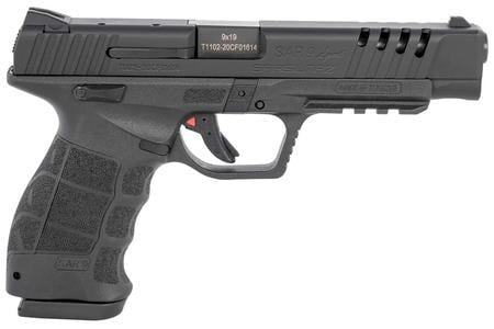 SAR9 SPORT 9MM 4.4` 17RD W/MNUAL SAFETY BLACK