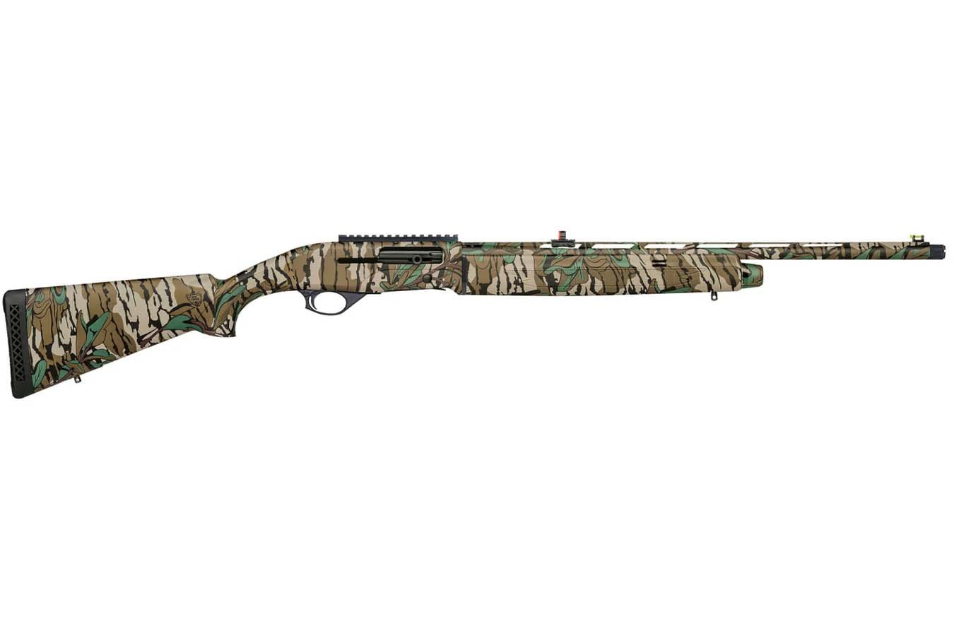 Mossberg SA-140 Turkey 410-Bore Semi-Auto Shotgun with Mossy Oak Greenleaf Camo Finish