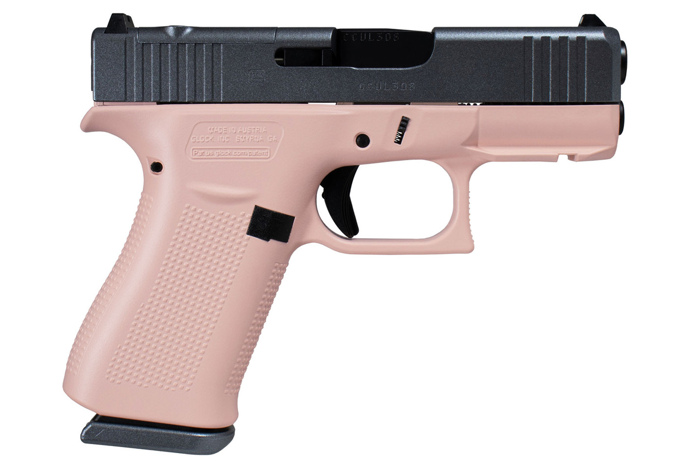 Glock 43X MOS 9mm Optic Ready Semi-Auto Pistol with Peach Fuzz Finish