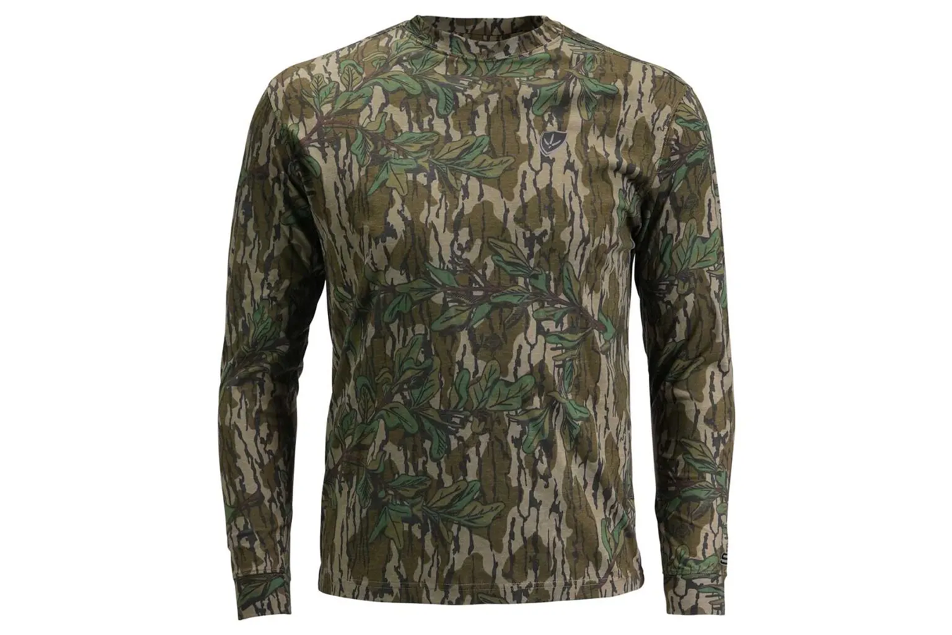 Blocker Finisher Fused Cotton Long Sleeve Shirt - Mossy Oak Greenleaf