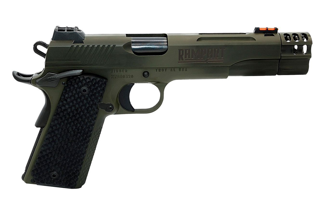 Kimber Rampart 10mm Semi-Auto OD Green Pistol with Compensator