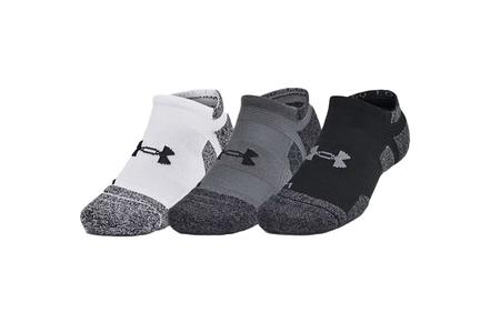 UNISEX UA PERFORMANCE TECH 3 PK NO SHOW  SOCKS