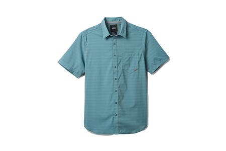 MENS AERIAL WOVEN SS BUTTON DOWN SHIRT