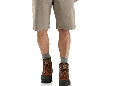 RUGGED FLEX RELAXED FIT CANVAS SHORTS