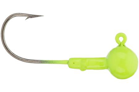 CRAPPIE MAGNET DOUBLE CROSS-5PK 1/16 OZ CHARTREUSE