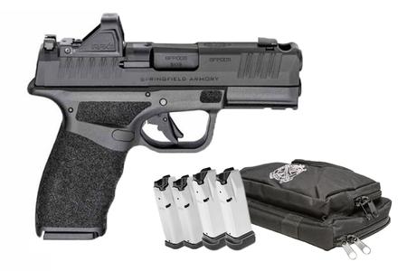 SPRINGFIELD HELLCAT PRO 9MM COMP BLK OSP NS25 W/ RFX GREEN DOT