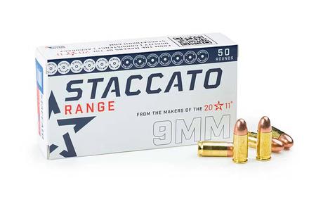 Staccato 9mm 124gr FMJ Range 50/Box