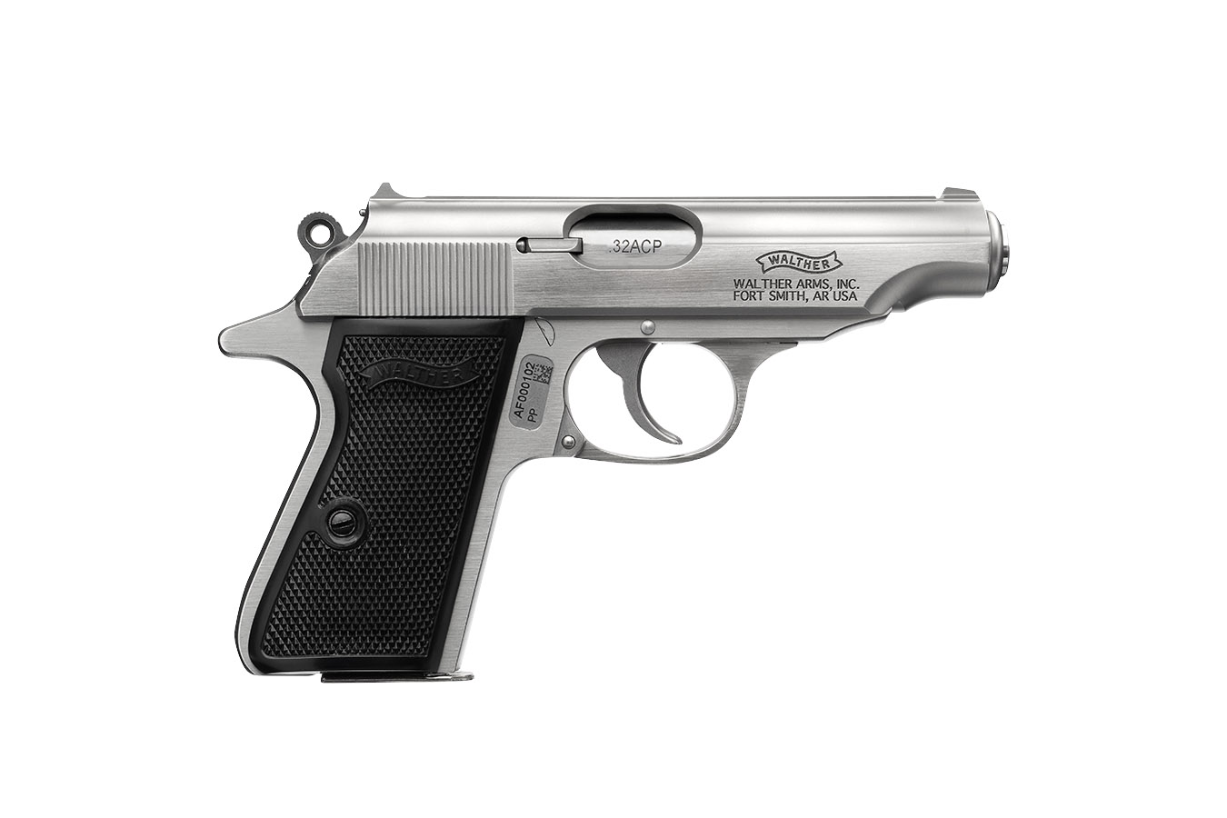 Walther PP Stainless .32 ACP DA/SA Pistol