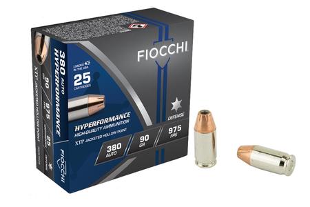 FIOCCHI EXTREMA 380 AUTO 90GR XTP JHP 25/BX