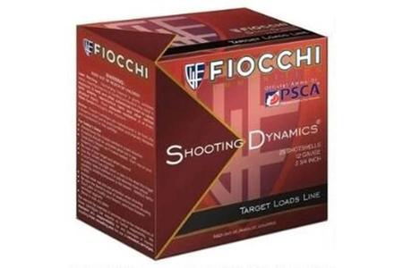 FIOCCHI SHOOTING DYNAMICS TARGET 12GA 2.75 1-1/8OZ #7.5 25B
